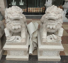 一對(duì)惠安石雕麒麟是如何雕刻出來(lái)的 古石厚石雕